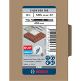 Bosch Professional PRO SDS max-5C Spitzmeißel, 400mm 10 Stück, selbstschärfend
