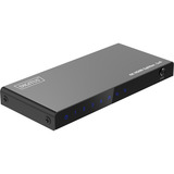 Digitus 4K HDMI Splitter, 1x4 schwarz, mit Downscaler