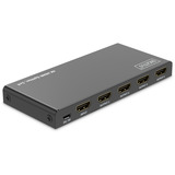 Digitus 4K HDMI Splitter, 1x4 schwarz, mit Downscaler