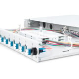 Digitus LWL Spleißbox, bestückt, LC, OS2 grau