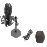 Digitus USB Kondensator Mikrofon, Studio schwarz
