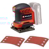 EINHELL Power X-Change Akku-Faust-Schwingschleifer TE-OS 18/113 Li-Solo, 18Volt rot/schwarz, ohne Akku und Ladegerät