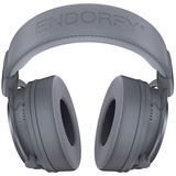 ENDORFY VIRO Wireless Alt Gray, Gaming-Headset grau, USB--Dongle, Bluetooth, 3,5-mm-Klinke Aktive ENC-Geräuschreduzierung