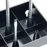 Hazet Schraubendreher-Satz 811SH-1/7 mit Halter, 7-teilig blau/schwarz, Rutschfester HAZET-3-Komponenten-Griff
