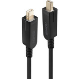 Lindy Fibre Optic Hybrid DisplayPort 1.4 Kabel schwarz, 30 Meter, 8K 60Hz