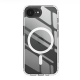 Nevox StyleShell SHOCKFlex, Handyhülle transparent, iPhone 16e, kompatibel mit MagSafe