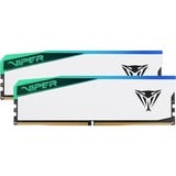 Patriot DIMM 96 GB DDR5-6000 (2x 48 GB) Dual-Kit, Arbeitsspeicher weiß, PVER596G60C42KW, Elite 5 RGB, INTEL XMP, AMD EXPO