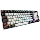 Sharkoon SKILLER SGK50 S2, Gaming-Tastatur weiß, DE-Layout, Gateron Yellow