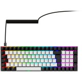 Sharkoon SKILLER SGK50 S2, Gaming-Tastatur weiß, DE-Layout, Gateron Yellow