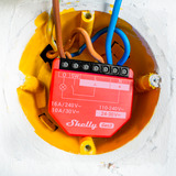 Shelly 1PM Gen3, Relais rot, 4er Pack