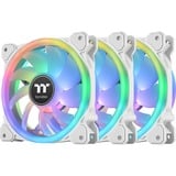 Thermaltake SWAFAN 14 RGB Radiator Fan TT Premium Edition White (3-Fan Pack), Gehäuselüfter weiß, 3er Pack, inkl. Controller, 140 mm