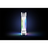 Thermaltake SWAFAN 14 RGB Radiator Fan TT Premium Edition White (3-Fan Pack), Gehäuselüfter weiß, 3er Pack, inkl. Controller, 140 mm