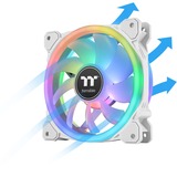 Thermaltake SWAFAN 14 RGB Radiator Fan TT Premium Edition White (3-Fan Pack), Gehäuselüfter weiß, 3er Pack, inkl. Controller, 140 mm
