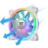 Thermaltake SWAFAN 14 RGB Radiator Fan TT Premium Edition White (3-Fan Pack), Gehäuselüfter weiß, 3er Pack, inkl. Controller, 140 mm
