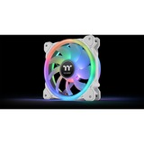 Thermaltake SWAFAN 14 RGB Radiator Fan TT Premium Edition White (3-Fan Pack), Gehäuselüfter weiß, 3er Pack, inkl. Controller, 140 mm