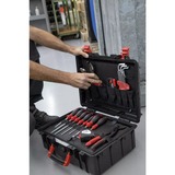 Wiha Werkzeugkoffer Basic L mechanic, Werkzeug-Set schwarz/rot, 36-teilig, mit Koffer