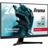 iiyama G-MASTER G2470HSU-B6 Red Eagle, Gaming-Monitor 60.5 cm (23.8 Zoll), schwarz (matt), FullHD, Fast IPS, Adaptive-Sync, 180Hz Panel