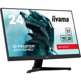 iiyama G-MASTER G2470HSU-B6 Red Eagle, Gaming-Monitor 60.5 cm (23.8 Zoll), schwarz (matt), FullHD, Fast IPS, Adaptive-Sync, 180Hz Panel