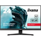 iiyama G-MASTER G2470HSU-B6 Red Eagle, Gaming-Monitor 60.5 cm (23.8 Zoll), schwarz (matt), FullHD, Fast IPS, Adaptive-Sync, 180Hz Panel