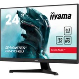 iiyama G-MASTER G2470HSU-B6 Red Eagle, Gaming-Monitor 60.5 cm (23.8 Zoll), schwarz (matt), FullHD, Fast IPS, Adaptive-Sync, 180Hz Panel