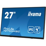 iiyama ProLite T2755MSC-B1, LED-Monitor 69 cm (27 Zoll), schwarz (matt), FullHD, IPS, Touchscreen