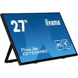 iiyama ProLite T2755MSC-B1, LED-Monitor 69 cm (27 Zoll), schwarz (matt), FullHD, IPS, Touchscreen