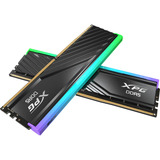 ADATA DIMM 32 GB DDR5-6000 (2x 16 GB) Dual-Kit, Arbeitsspeicher schwarz, AX5U6000C2816G-DTLABRBK, XPG Lancer Blade RGB, INTEL XMP, AMD EXPO