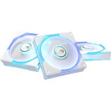 ASUS ROG Eurux GR120 ARGB, Gehäuselüfter weiß, Reverse, 3er Pack, 122 mm