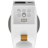BenQ GV50, Laser-Beamer weiß, Google TV, Portabel, Deckenprojektion, 18W-Stereolautsprecher