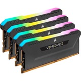 Corsair DIMM 128 GB DDR4-3200 (4x 32 GB) Quad-Kit, Arbeitsspeicher schwarz, CMH128GX4M4E3200C16, Vengeance RGB PRO SL, INTEL XMP