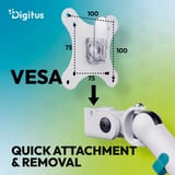 Digitus Dual Design Monitorhalterung, 2x 35", 2x 10 kg weiß