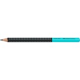 Faber-Castell Bleistift Jumbo Grip Two Tone schwarz/türkis