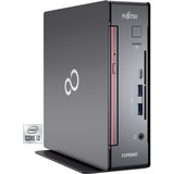 Fujitsu ESPRIMO Q7010 (VFY:Q7010P13AMIN), Mini-PC schwarz, Windows 10 Pro 64-Bit