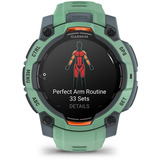 Garmin Instinct 3 - 45 mm, AMOLED, Smartwatch Twilight/Neo Tropic, Silikon-Armband