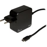Inter-Tech Ladegerät Argus PD-2045, USB-C Charger schwarz, 1,80m Kabel, PD 3.0, 45 Watt