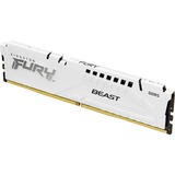 Kingston FURY DIMM 16 GB DDR5-6000, Arbeitsspeicher weiß, KF560C30BWE-16, Fury Beast, INTEL XMP, AMD EXPO