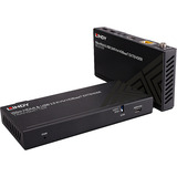 Lindy 150m Cat.6 HDBaseT KVM Extender, HDMI Verlängerung schwarz, HDMI 4K60, USB 2.0 & IR