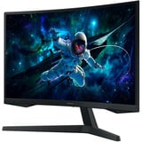 SAMSUNG Odyssey G5 S27CG554EU, Gaming-Monitor 68 cm (27 Zoll), schwarz, QHD, VA, Curved, DP, HDMI, 165Hz Panel