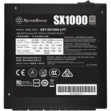 SilverStone SST-SX1000-LPT Platinum v1.1, PC-Netzteil schwarz, 6x PCIe, Kabel-Management, 1000 Watt