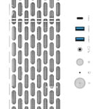 Thermaltake AX500 , Big-Tower-Gehäuse weiß, Tempered Glass