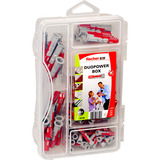 fischer DuoPower-Box mini , Dübel hellgrau/rot, 85-teilig