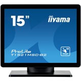 iiyama ProLite T1521MSC-B2, LED-Monitor 38 cm (15 Zoll), schwarz (matt), XGA,TN, Touchscreen