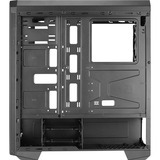 Aerocool Genesis ARGB, Tower-Gehäuse schwarz, Seitenteil aus Acryl