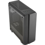 Aerocool Genesis ARGB, Tower-Gehäuse schwarz, Seitenteil aus Acryl