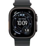 Apple Watch Ultra 3, Smartwatch schwarz, 49 mm, Ocean Band schwarz, Titangehäuse, Cellular