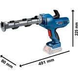 Bosch Professional Akku-Kartuschenpistole GCG 18V-310 Professional solo blau/schwarz, ohne Akku und Ladegerät