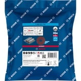 Bosch Professional X-LOCK Expert R781 Prisma Ceramic Fiberschleifscheibe, Ø 115mm, K60 25 Stück, Bohrung 22,23mm