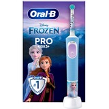 Braun Oral-B Vitality Pro 103 Kids Frozen, Elektrische Zahnbürste hellblau/weiß