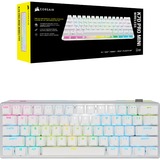 Corsair K70 PRO MINI WIRELESS, Gaming-Tastatur weiß, DE-Layout, Cherry MX RGB Speed Silver