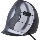 Evoluent VerticalMouse D, Maus schwarz/silber, Small, RH